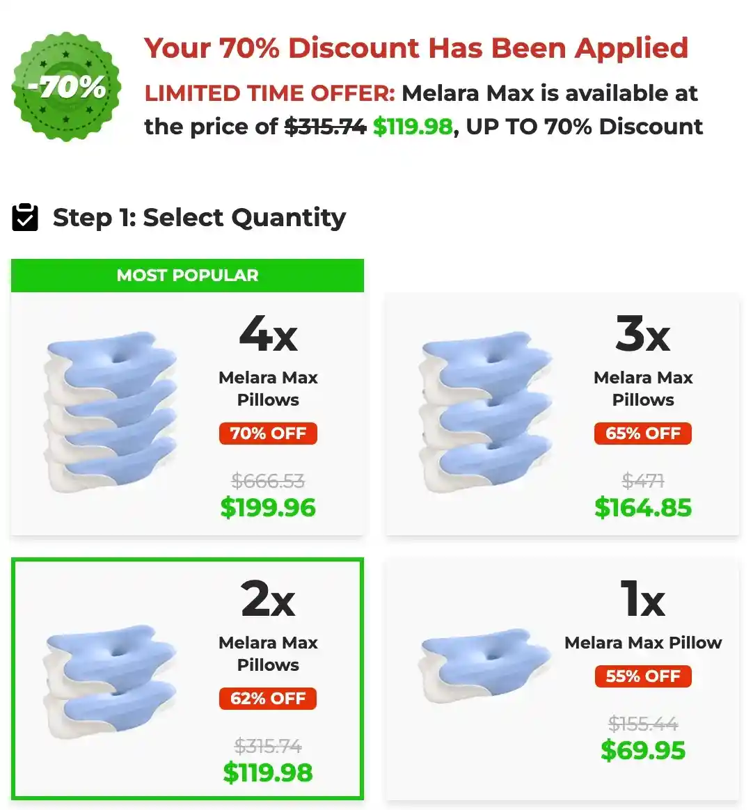 Melara Max Pricing — Buy Online — Free Shipping — 60-Day Guarantee